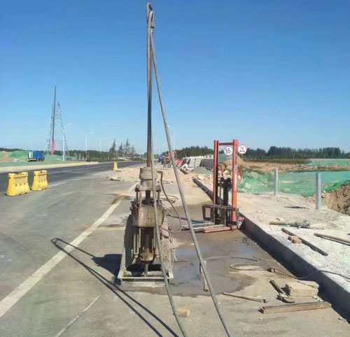 杨浦公路高聚物注浆加固
