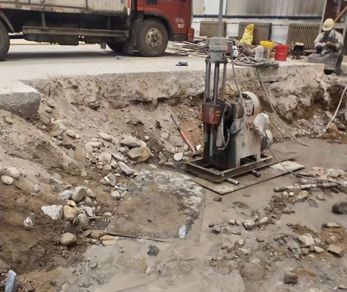 杨浦公路下沉压浆